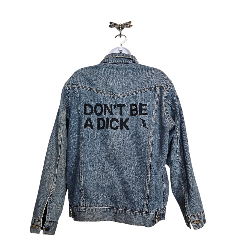Truth Never Told Don't Be A D*ck Embroidered Jacket  L Unisex